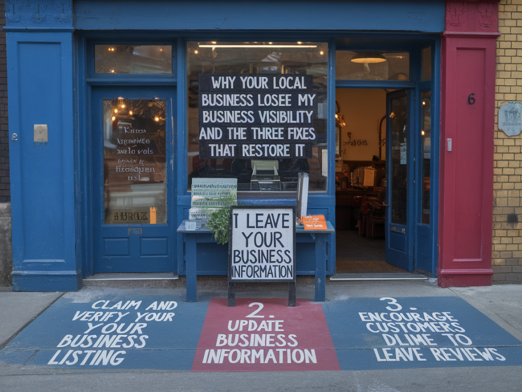 Why your local business loses google my business visibility and the three fixes that restore it