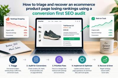 How to triage and recover an ecommerce product page losing rankings using a conversion-first SEO audit