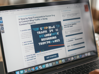 A step-by-step framework to convert blog traffic into recurring subscribers using content tripwires